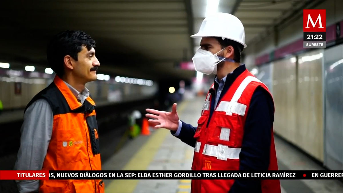 Trabajos de remodelación de L1 del Metro CdMx llevan 30% de avance