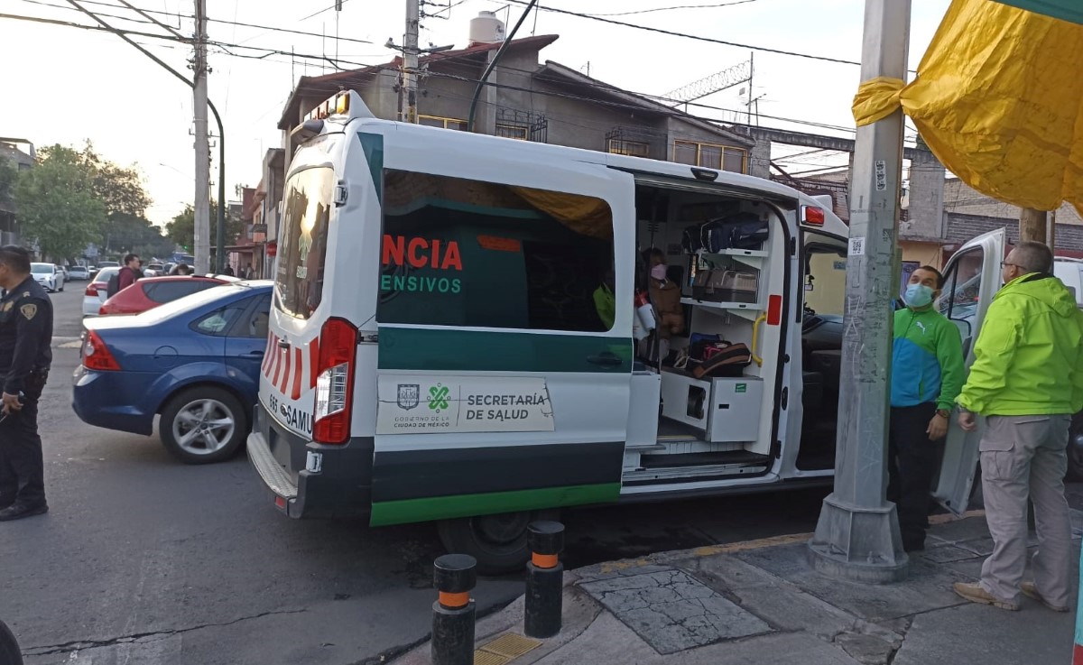El accidente ocurrió en calles de la Venustiano Carranza. | Enrique Luna