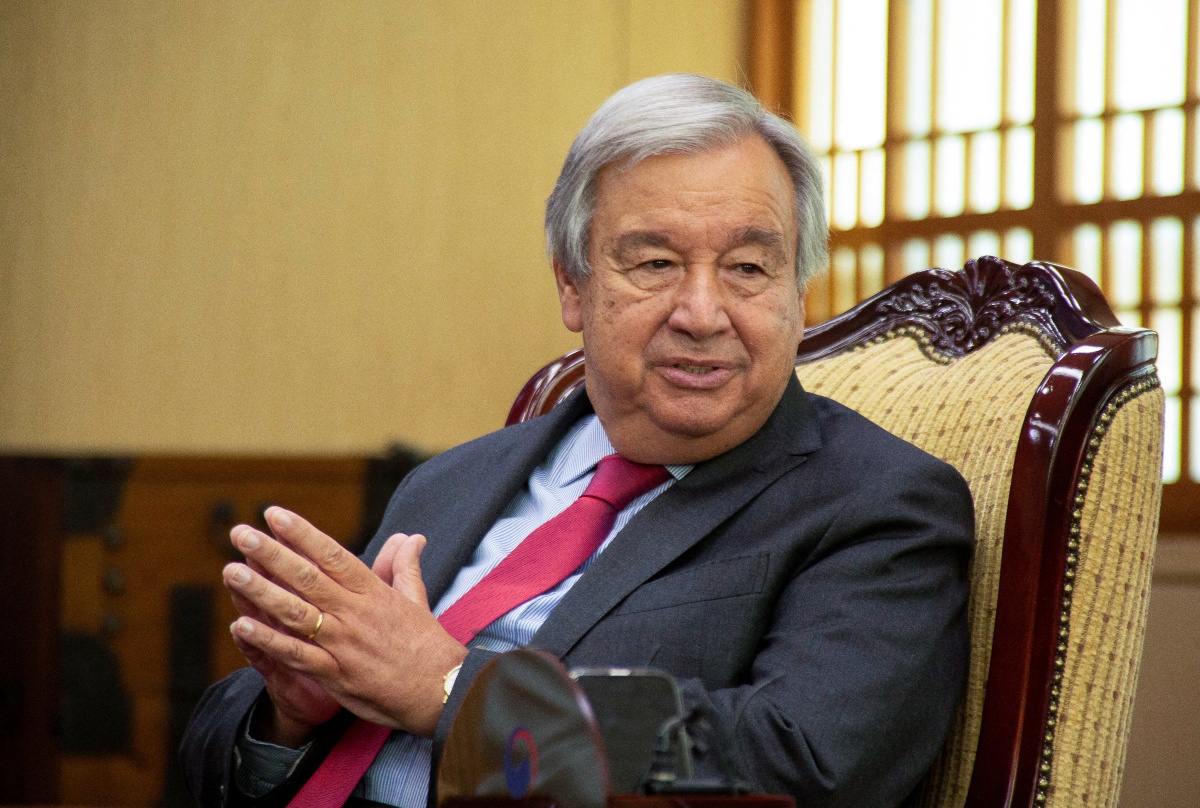 Antonio Guterres, jefe de la ONU. (Reuters)