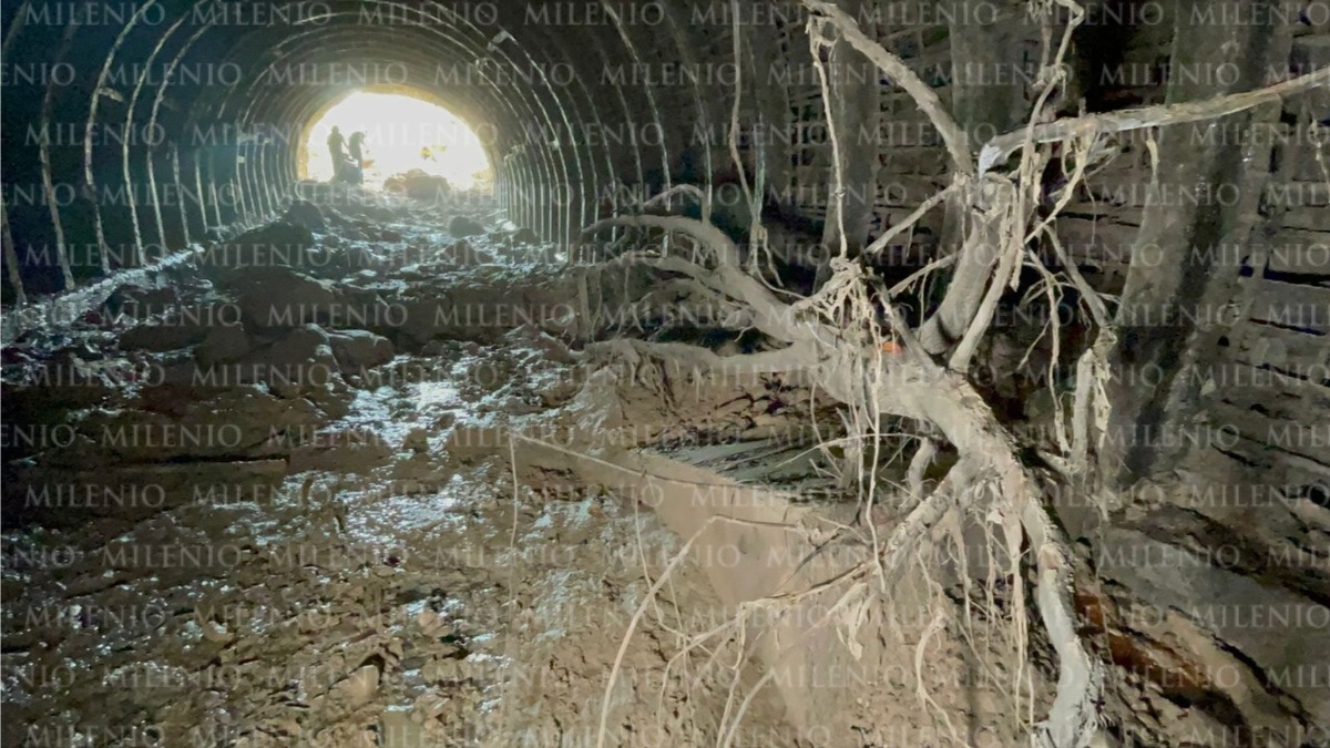 Árboles arrastrados por la corriente y herramientas oxidas pueden ser localizadas en la mina colindante | Christian Sánchez