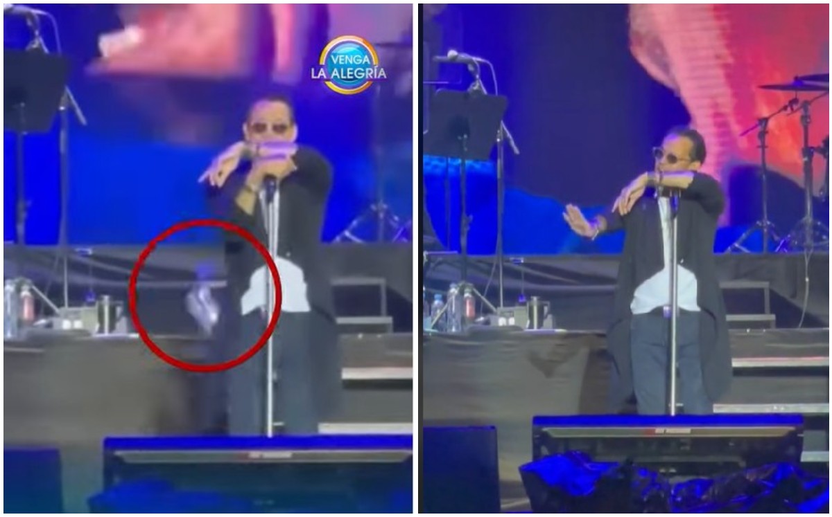 Marc Anthony confiesa que le hace falta un aguardiente y recibe botellazo (Captura).