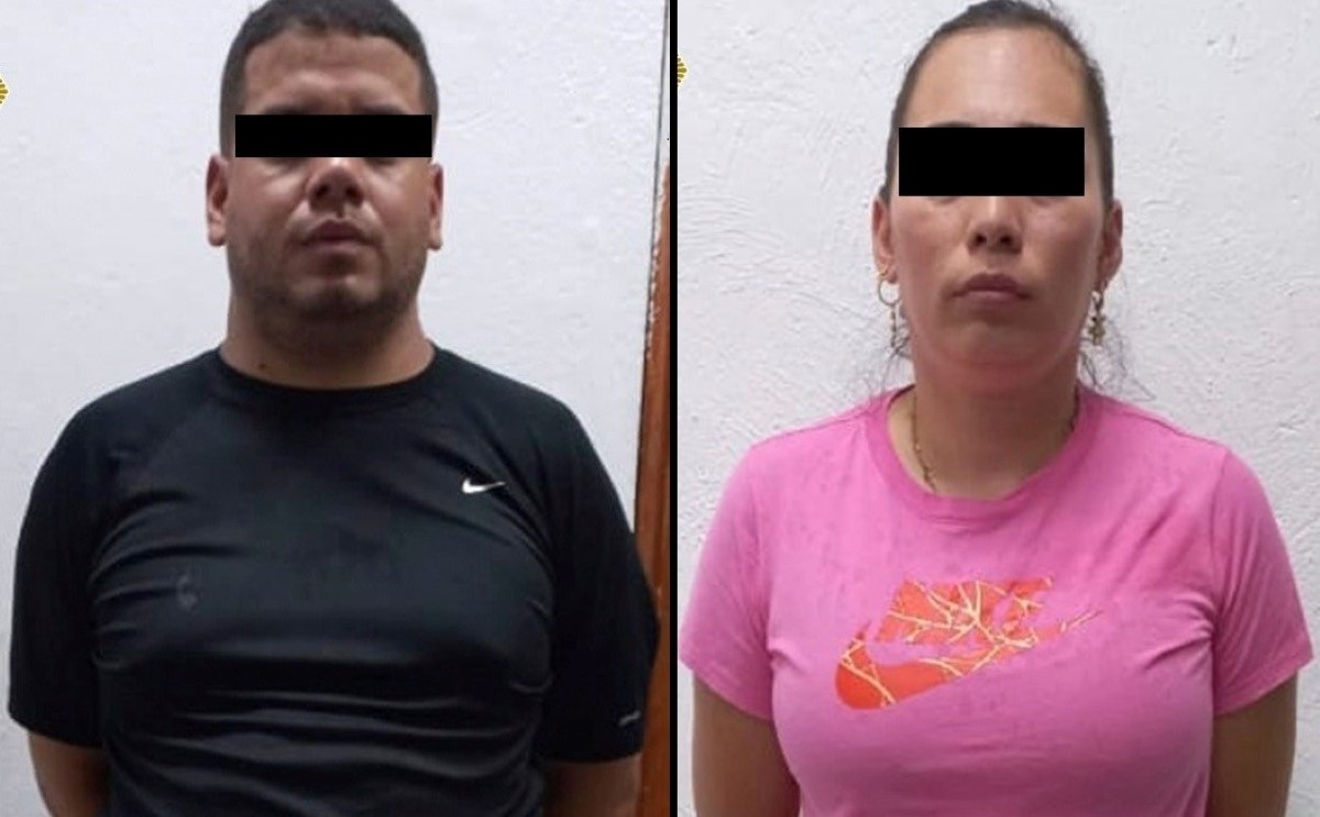 La pareja fue detenida por elementos de la SSC en CdMx. | Especial