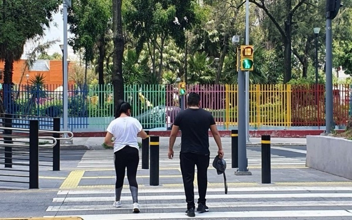 El programa Sendero Seguro tiene el objetivo de garantizar el desplazamiento de peatones.| Especial