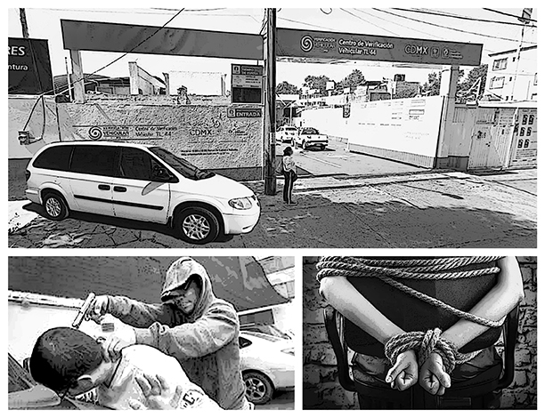 El asalto ocurrió cuando el verificentro apenas abriría para da servicio. |