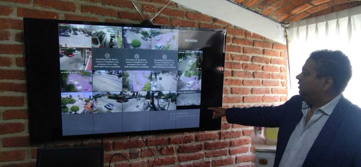 Cámaras en la colonia Chapalita de Occidente son monitoreadas las 24 horas (Diana Barajas)