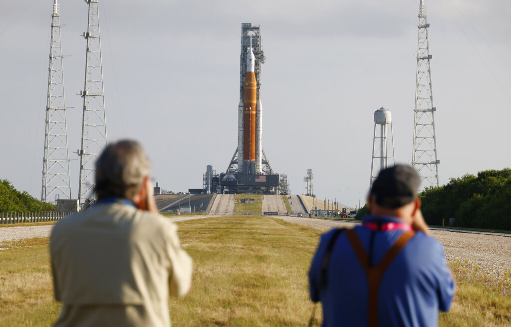 El cohete lunar Orión en Florida, Estados Unidos. | AP