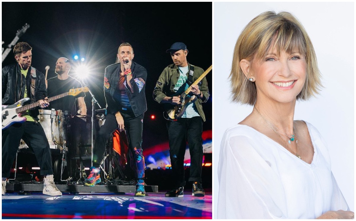 Coldplay rinde homenaje a Olivia Newton en concierto (Especial).