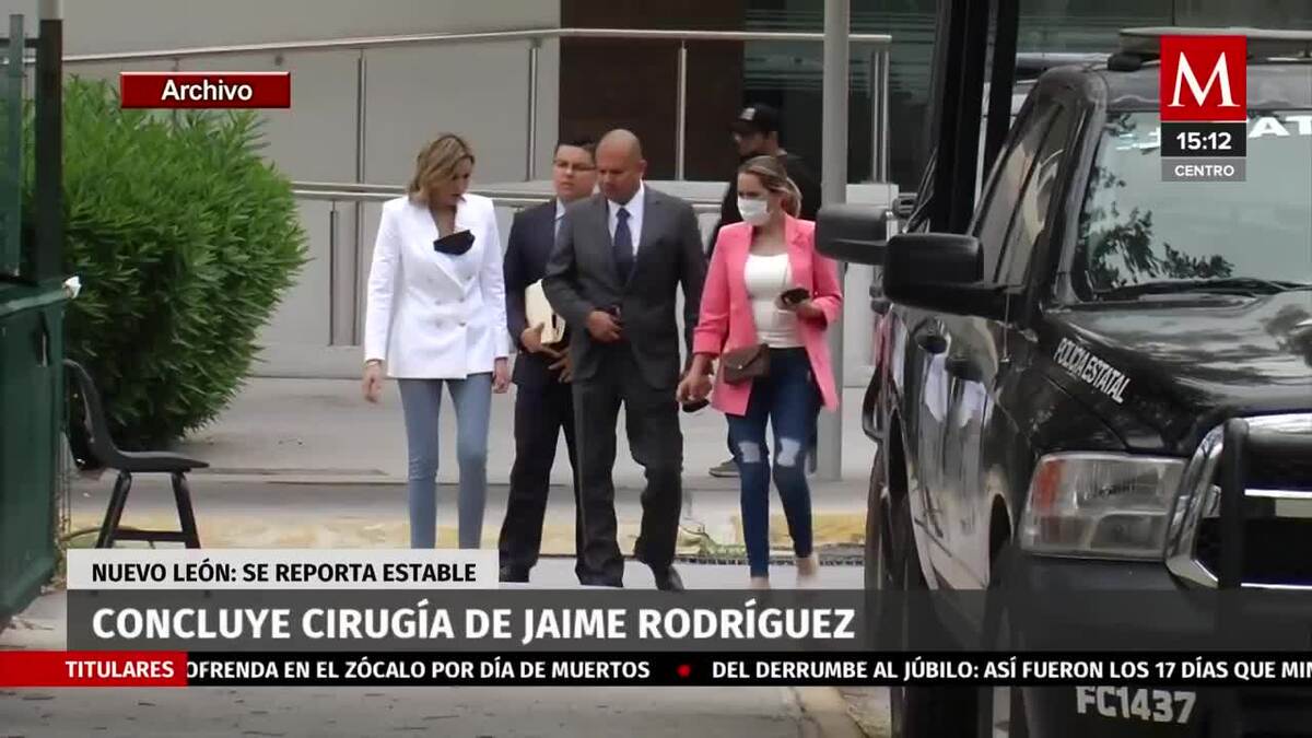 Concluye cirugía de 'El Bronco', se reporta estable