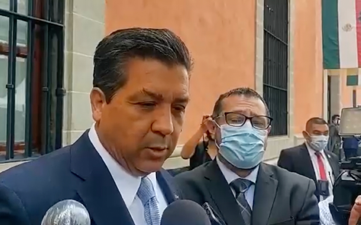El gobernador de Tamaulipas a su llegada a la vieja casona de Xicoténcatl. | Silvia Arellano