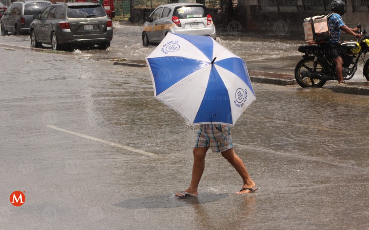 Lluvias en Tamaulipas. (Sergio Sánchez)