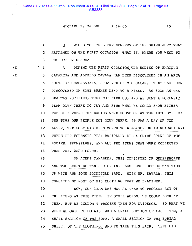 evidencia que encontraron de Kiki