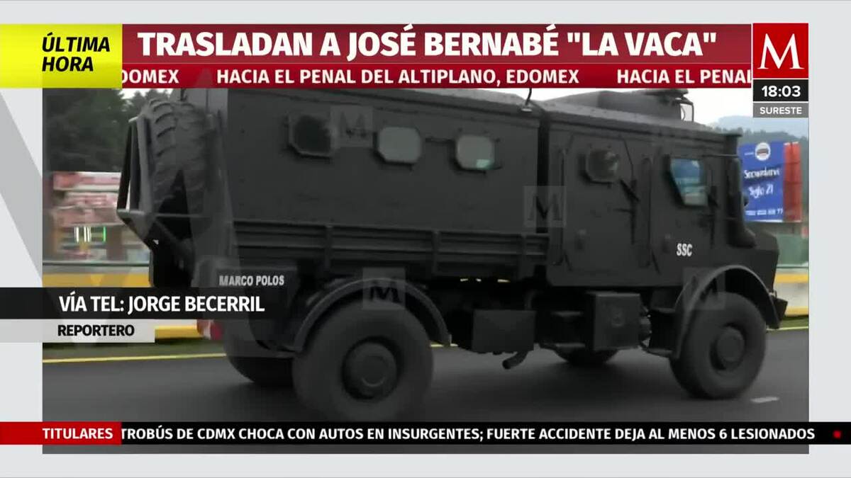Trasladan a 'La Vaca' a penal del Altiplano