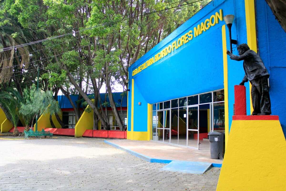Casa de Cultura Ricardo Flores Magón, en la zona de los Culhuacanes. (Especial)