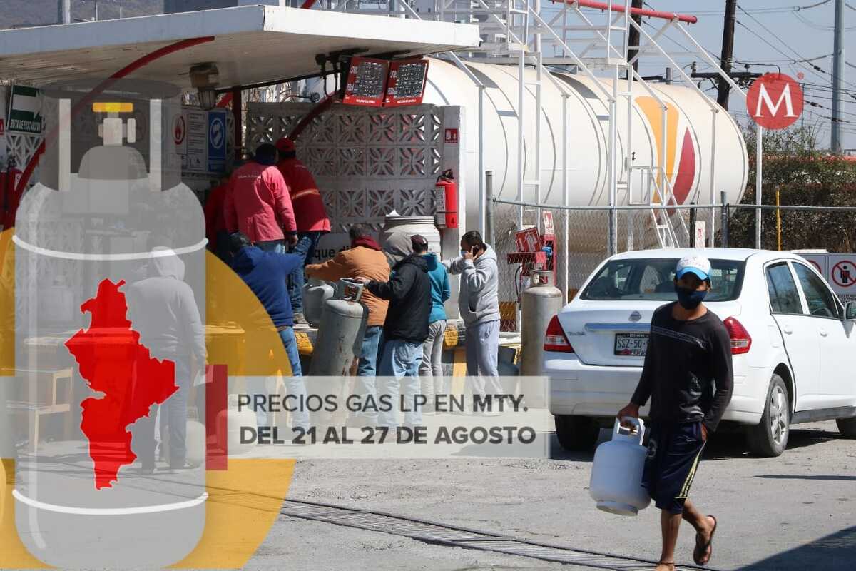 Precios del gas LP en NL.