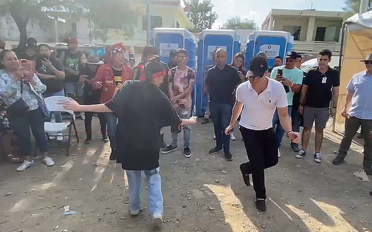 Colosio baila durante aniversario luctuoso de Celso Piña