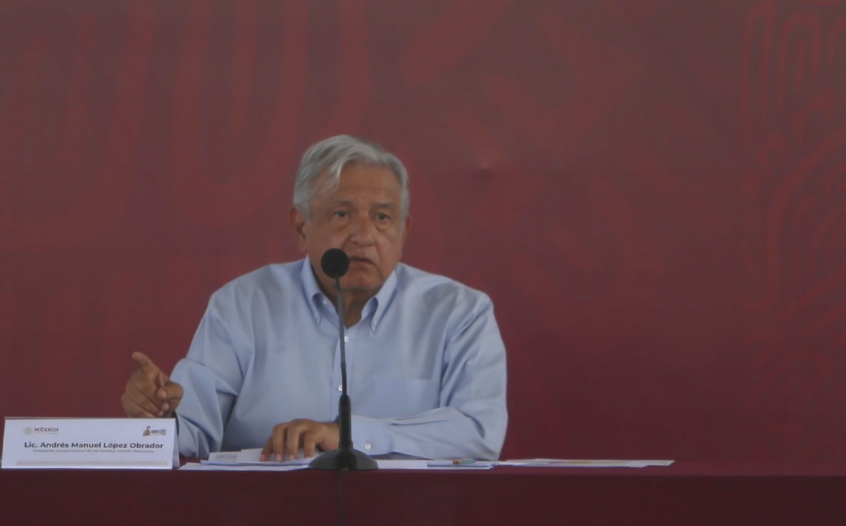 López Obrador señaló la importancia de que en México exista una autosuficiencia alimentaria. | Ariana Pérez
