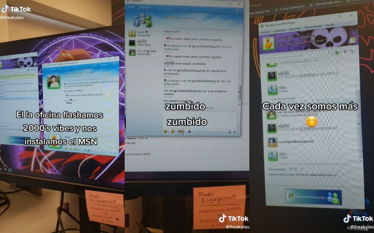 MSN Messenger volvió... pero no de forma oficial (TikTok).