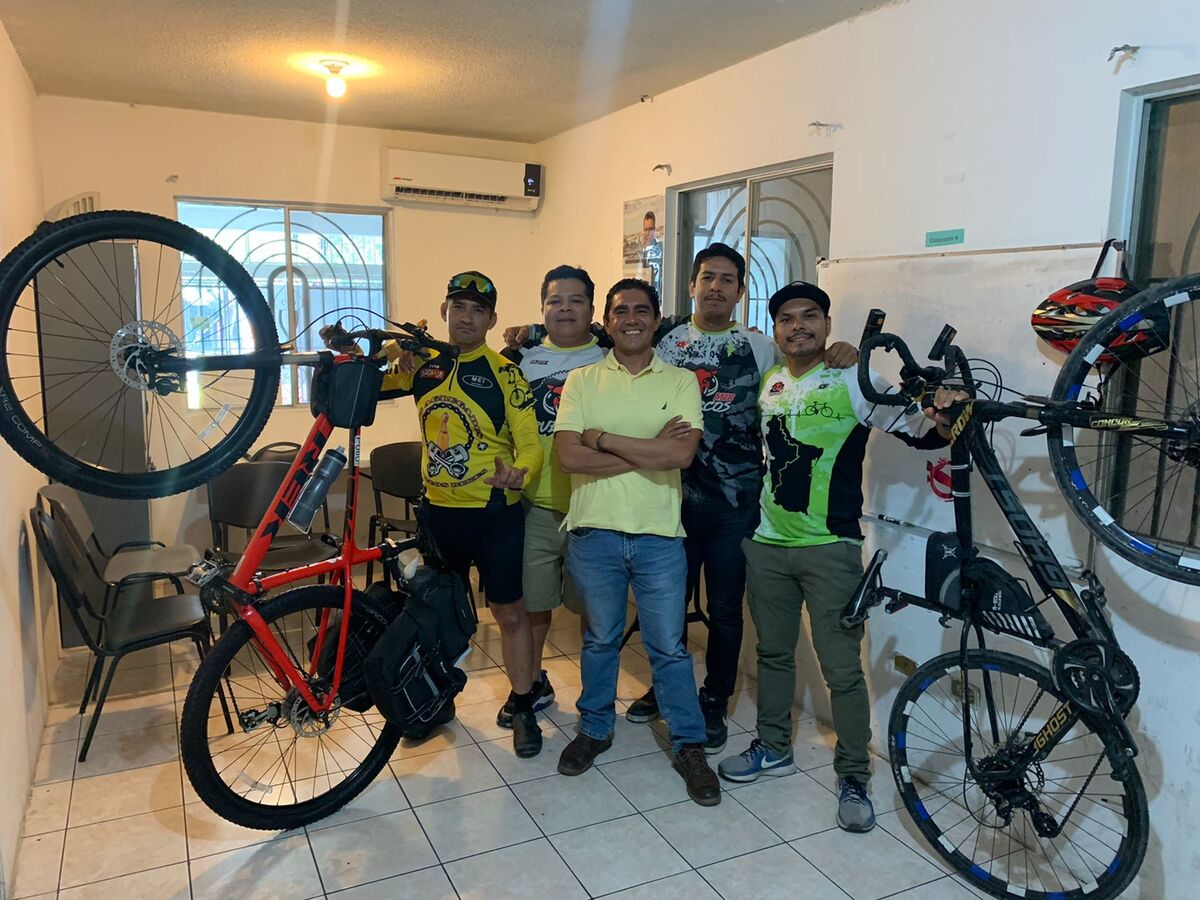 El grupo de ciclistas pondrá su esfuerzo físico a cambio de contemplar paisajes y tomar impresionantes fotografías en Cancún. Foto: Pedro Delgado