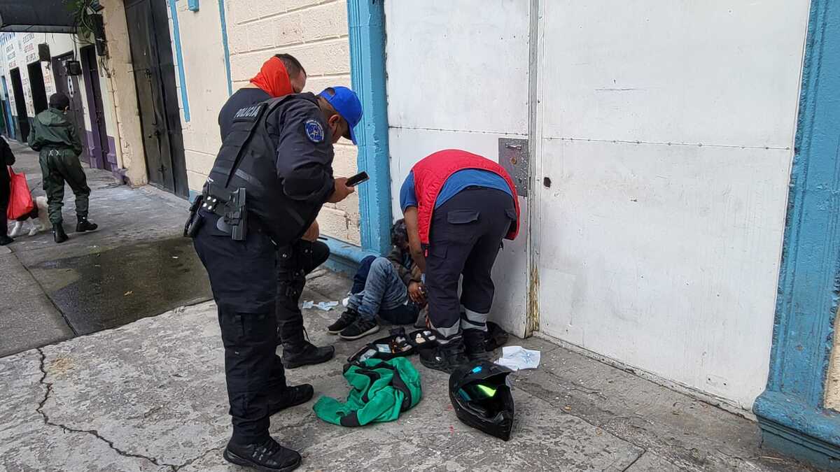 Mujer herida en la colonia Guerrero, Ciudad de México | Ramón Ramírez