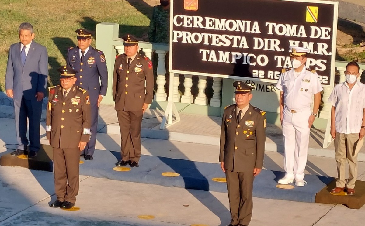 Toma protesta nuevo director del Hospital Militar Regional de Tampico