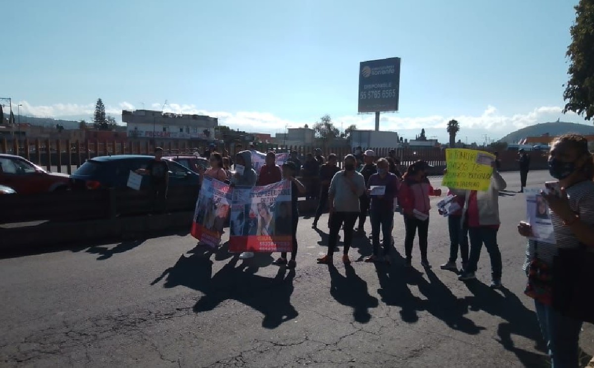 Familiares cerraron la vialidad para otener resaultados de la Fiscalía | Especial