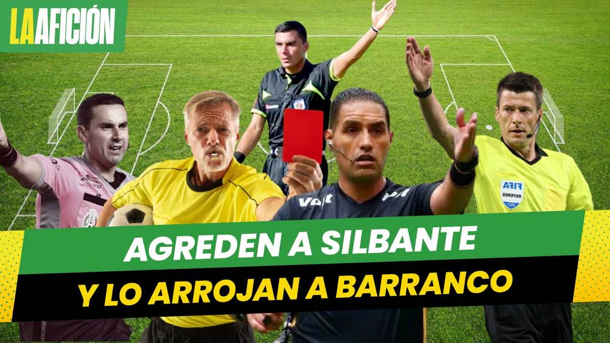 Futbolistas golpean y arrojan a árbitro a barranco por una expulsión