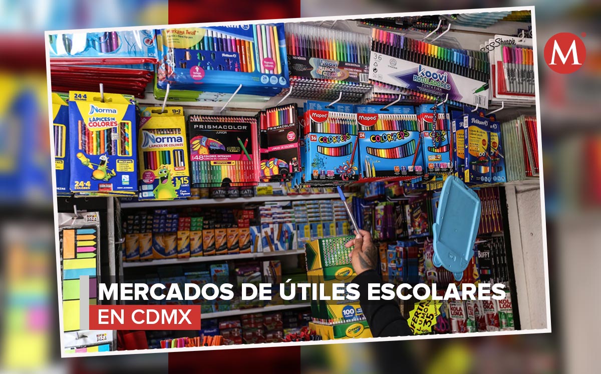Mercados de útiles escolares en CdMx | Especial