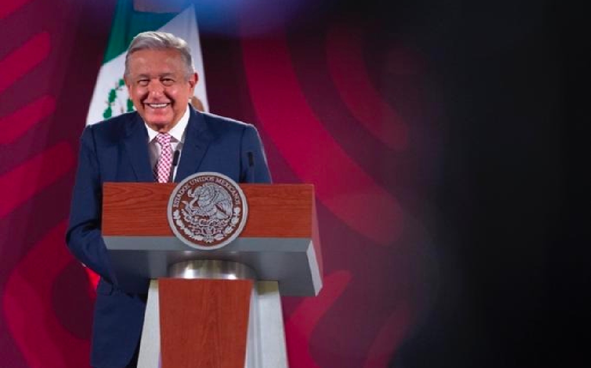 El presidente López Obrador en su conferencia del 23 de agosto en Palacio Nacional. | Cortesía
