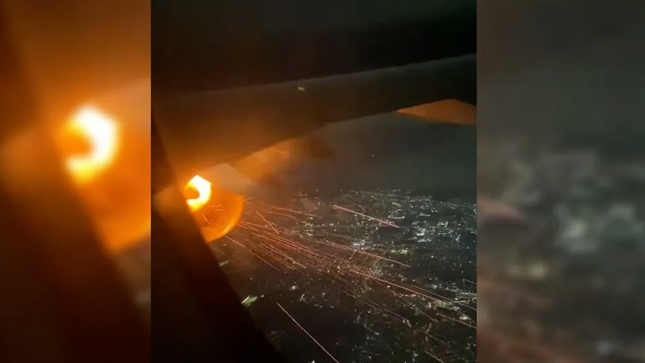 Captan turbina en llamas y avión aterriza de emergencia en aeropuerto de Guadalajara