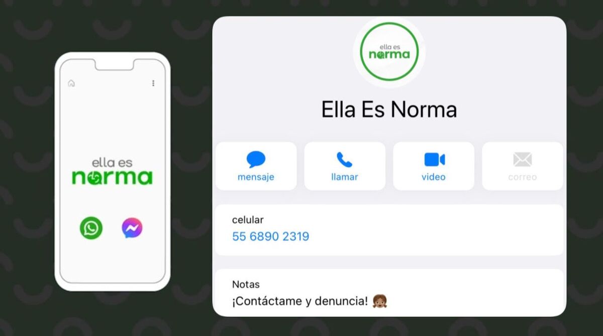 "Ella es Norma". (Twitter)