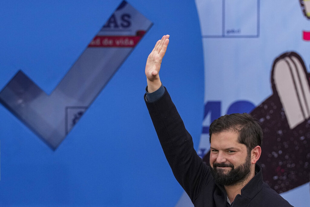 Gabriel Boric, presidente de Chile. (AP)
