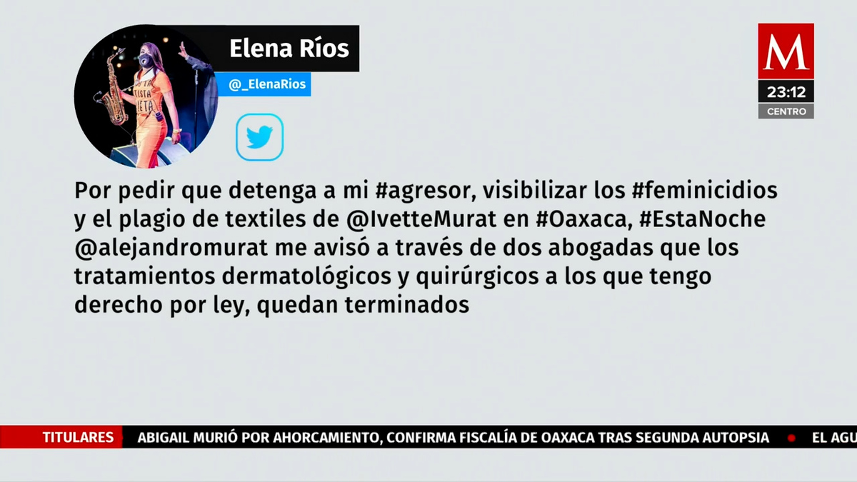 Maria Elena Rios, saxofonista oaxaqueña se queda sin apoyo económico para tratamiento médico