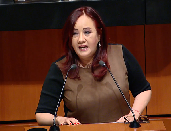 Senadora Cecilia Pinedo Alonso. (Senado de la República)