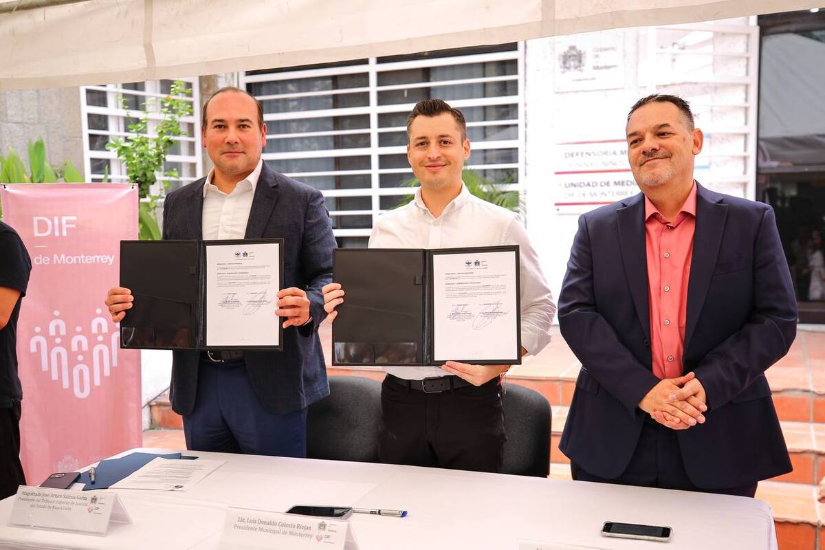 Con la firma del convenio, el Instituto de Mecanismos Alternativos para la Solución de Controversias apoyará al municipio en brindar asistencia jurídi