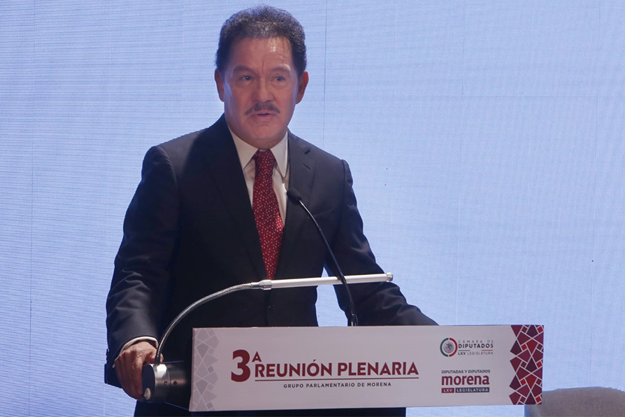 Ignacio Mier, coordinador de los diputados de Morena | Ariana Pérez