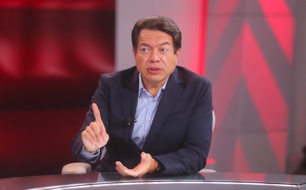 Mario Delgado hoy, durante la entrevista el estudio de Notivox Televisión. | Jorge Carballo