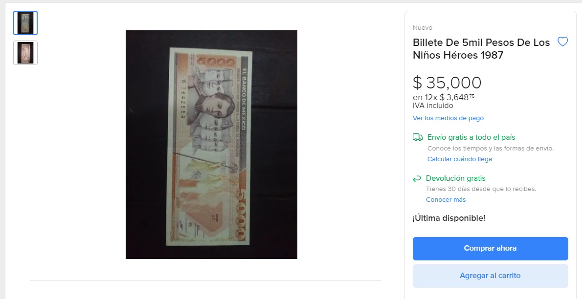 billetes antiguos