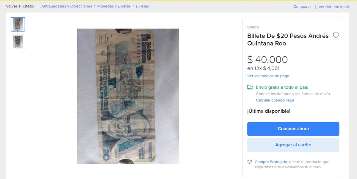 billetes antiguos