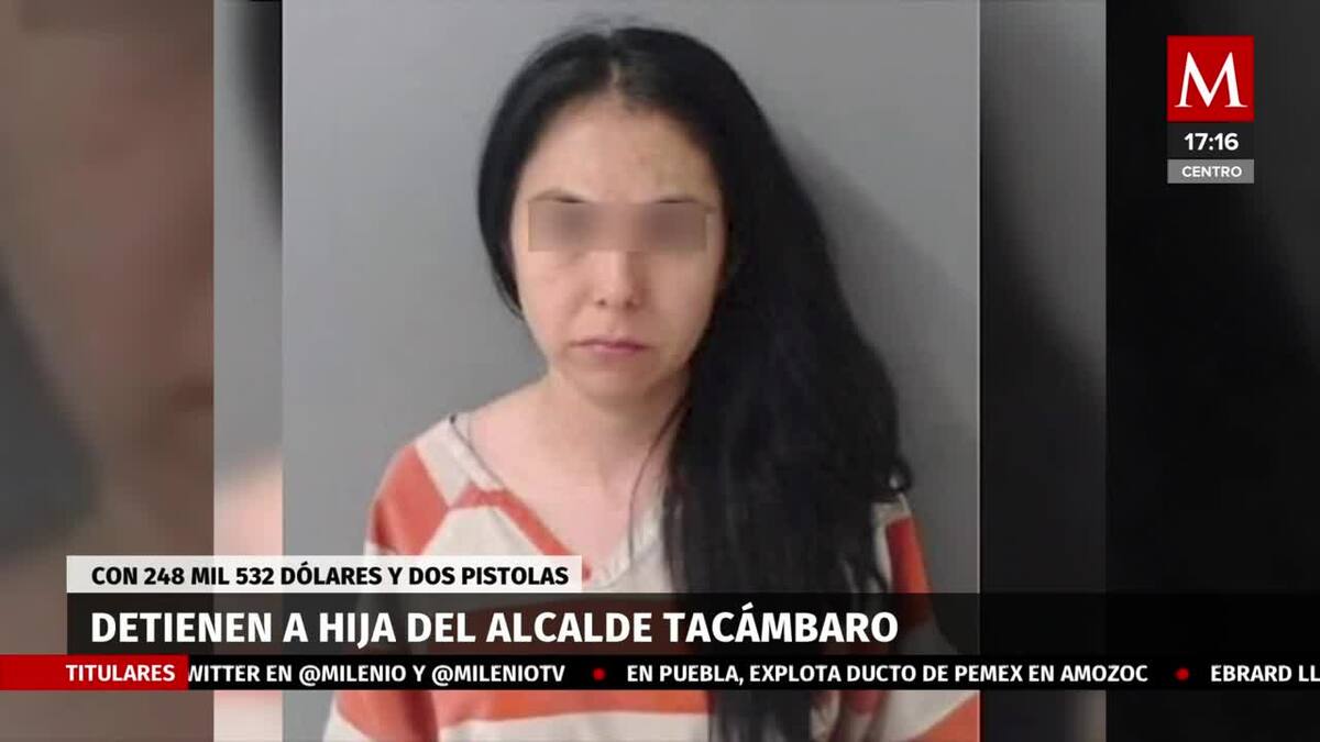 Detienen a la hija de Artemio Moriya, alcalde de Tacámbaro