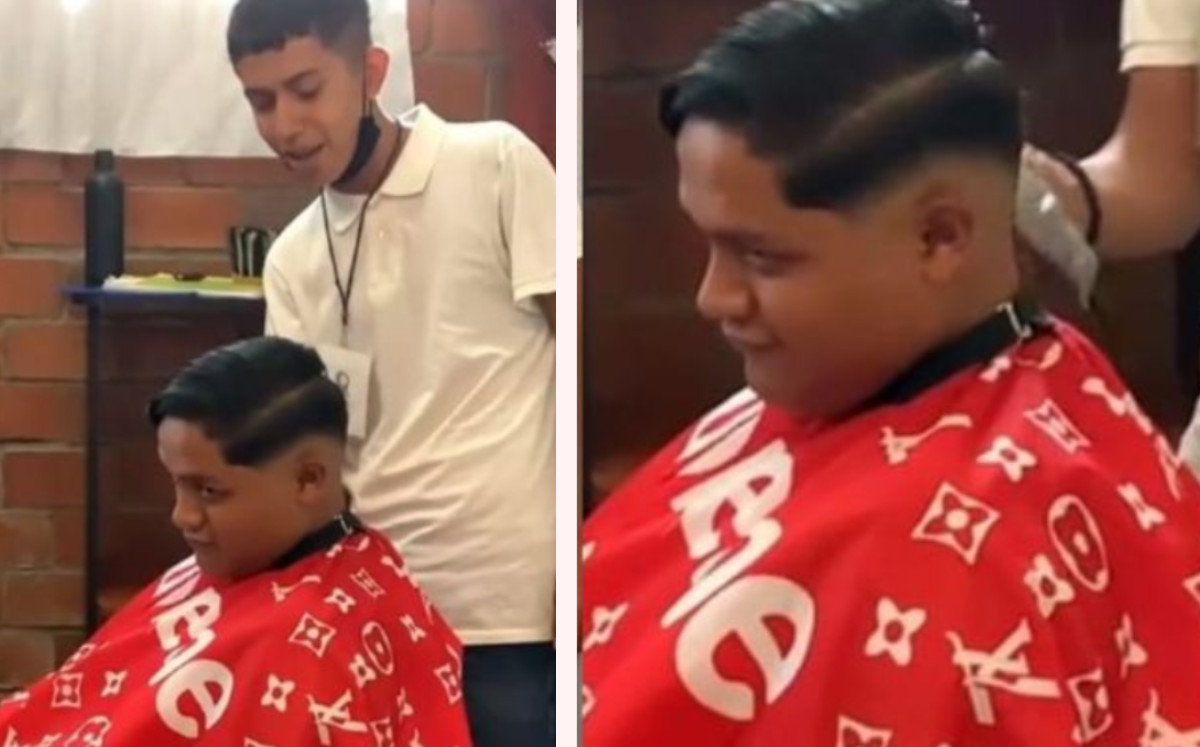 Joven se hace viral por cortar el cabello a compañero en pleno salón de clases | ESPECIAL