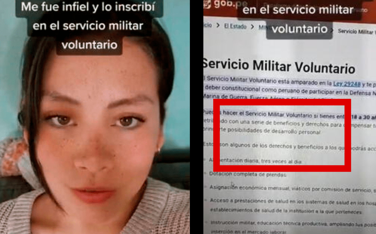 Mujer inscribe a novio al servicio militar por ser infiel | ESPECIAL