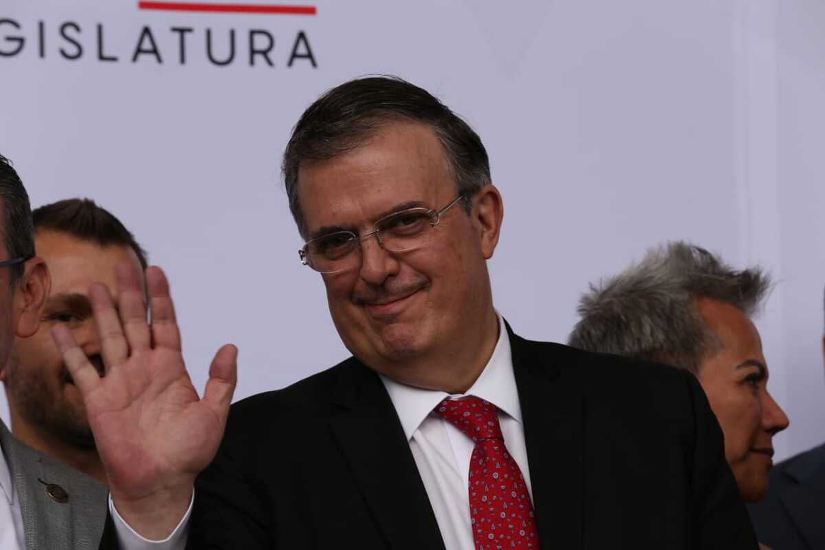El secretario de Relaciones Exteriores, Marcelo Ebrard. (Octavio Hoyos)