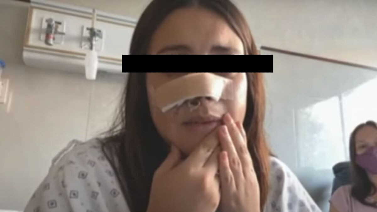 Yazmín no ha podido salir del hospital por falta de recursos. (Captura)