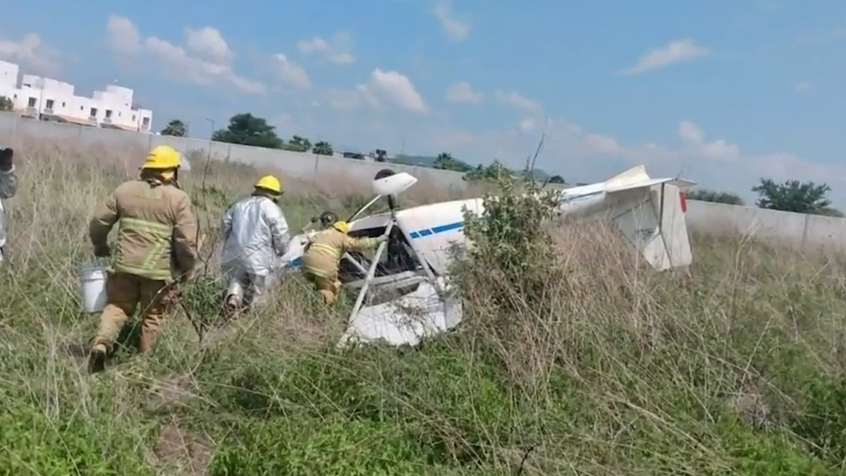 Cae aeronave en Xochutepec, Morelos