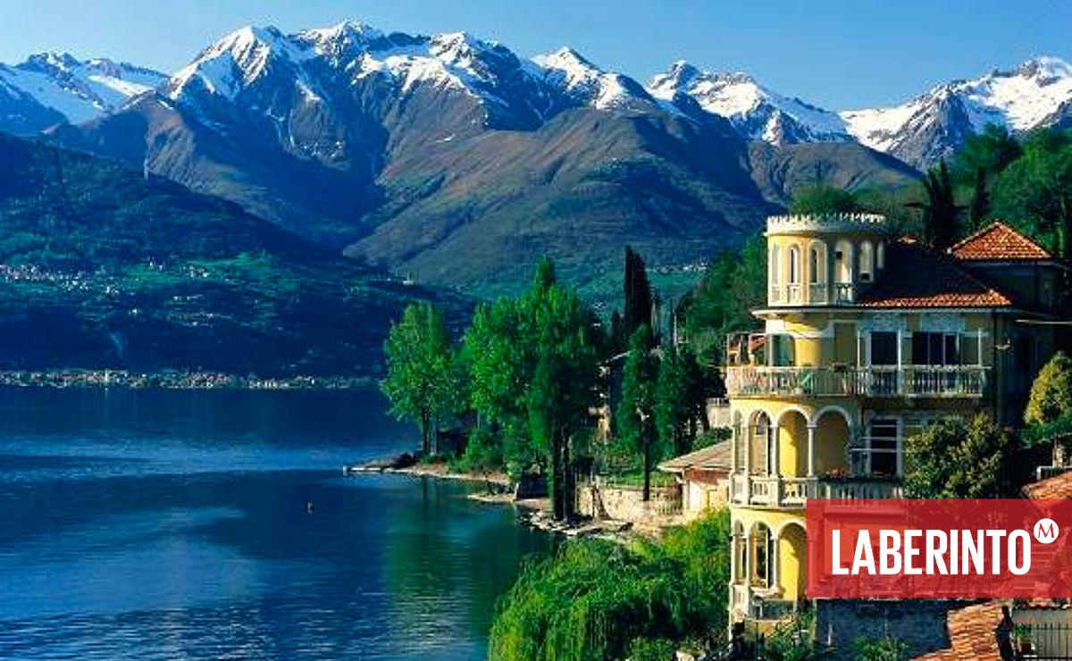 Lago di Como, en Lombardía. (Wikimedia Commons)