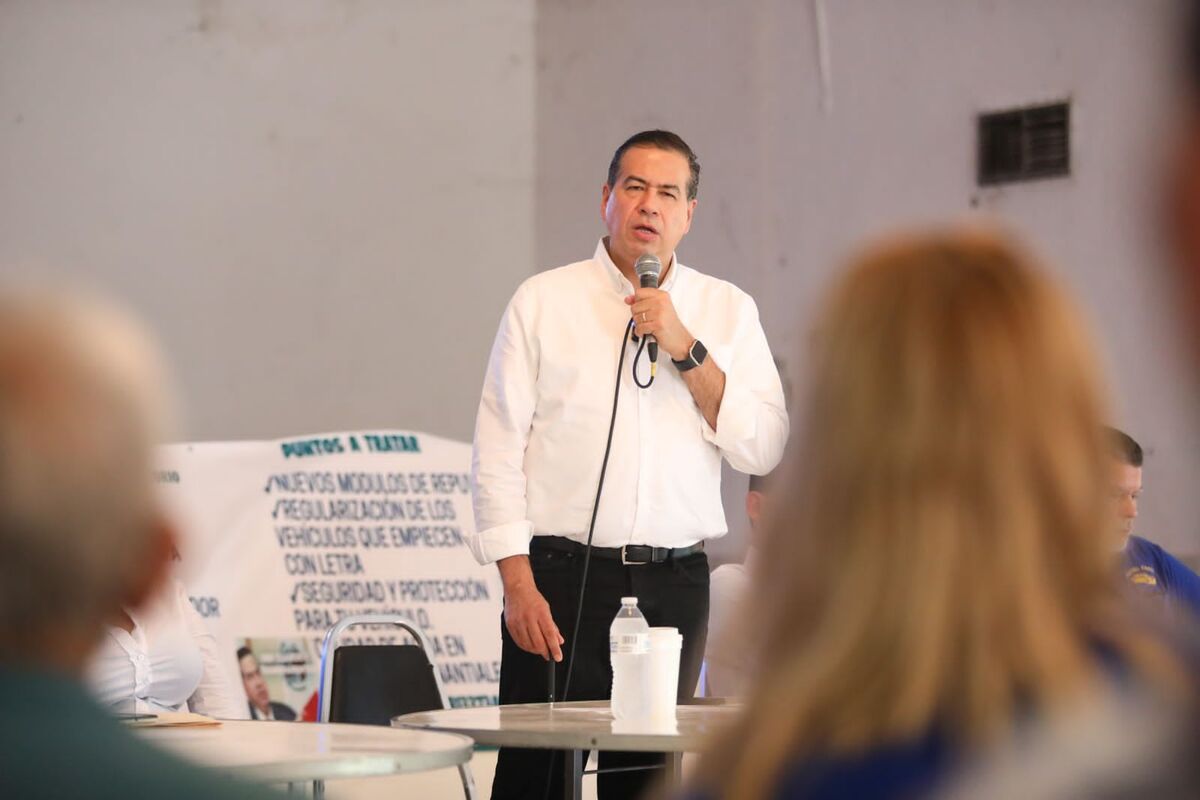 Ricardo Mejía durante la asamblea (Cortesía)