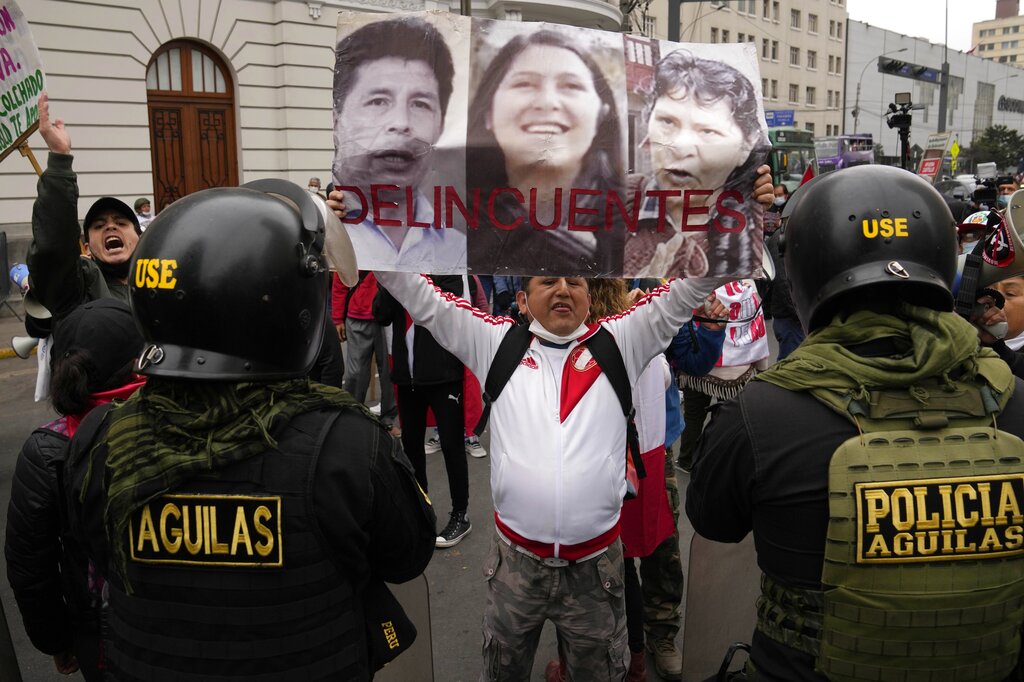 La cuñada de Pedro Castillo estará 30 meses de prisión preventiva por corrupción. (AP)
