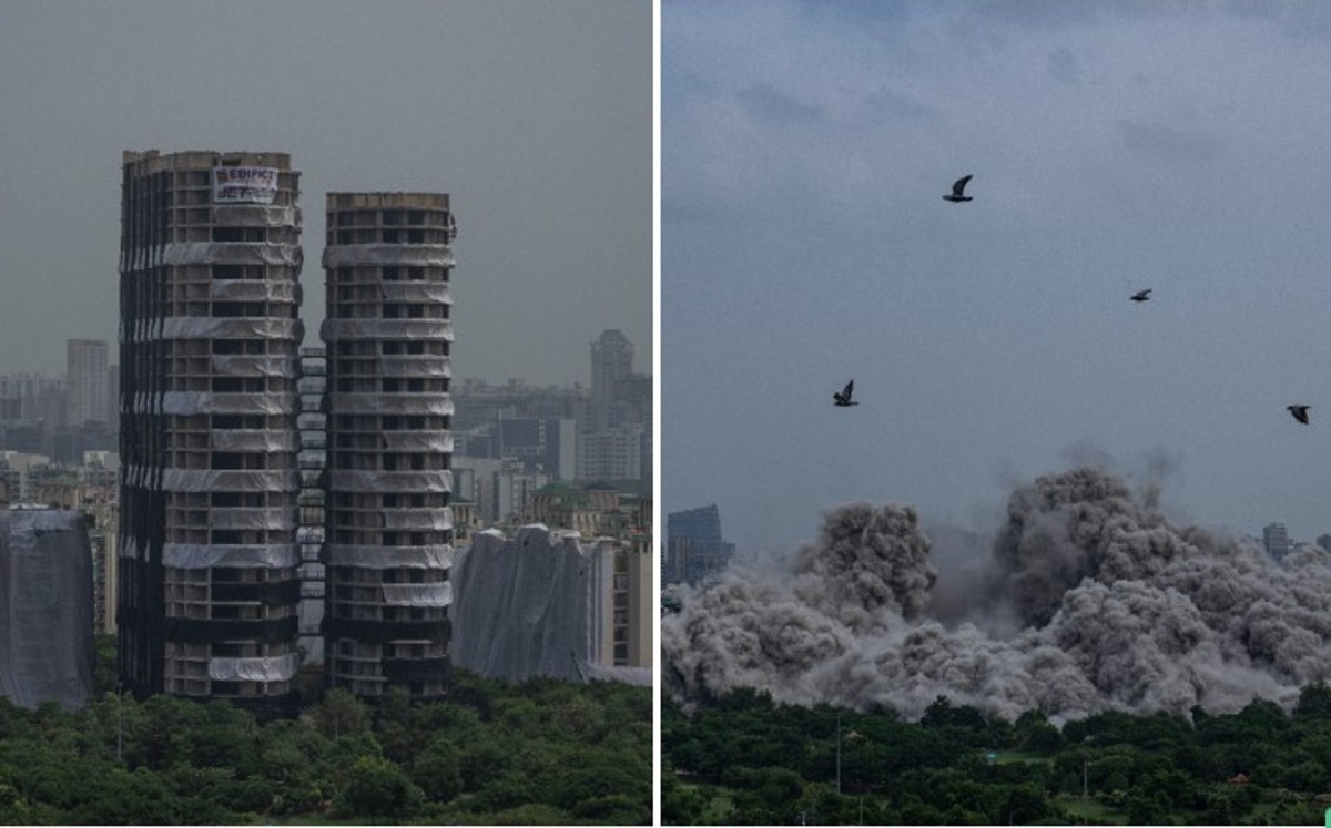 India derriba torres ilegales | AP
