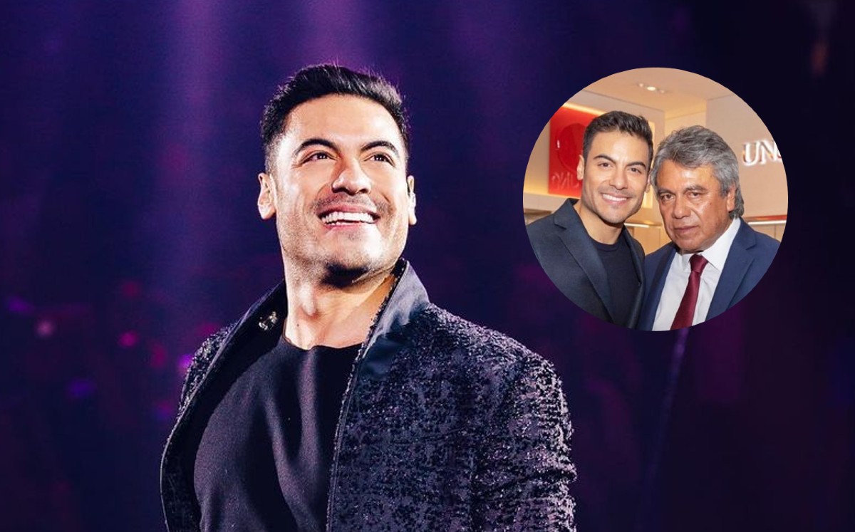 Así fue la relación de Carlos Rivera con su papá (Instagram).