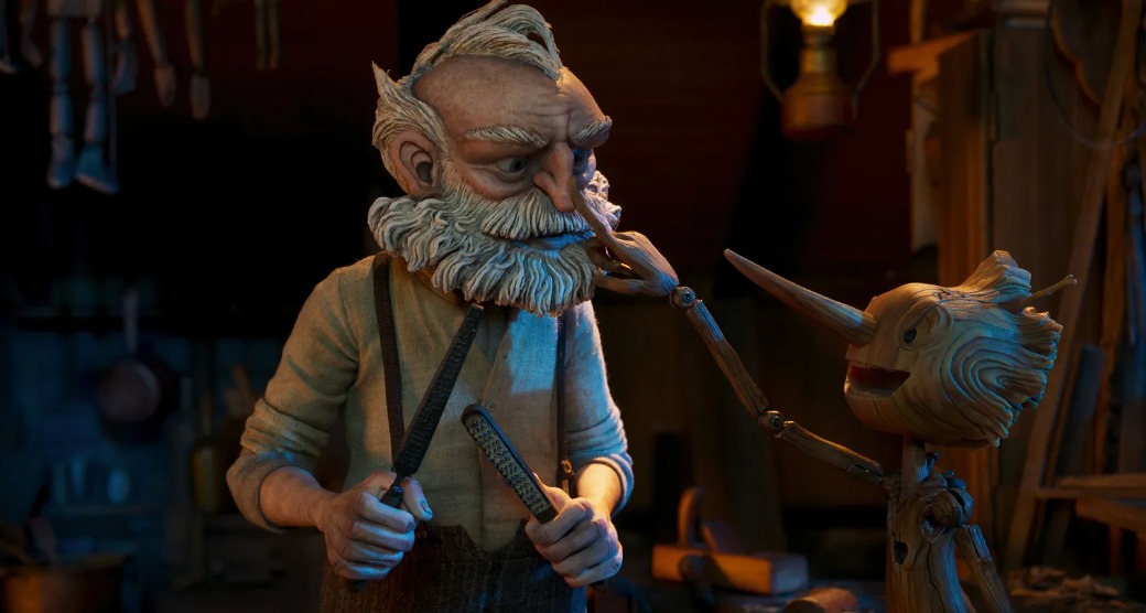 Escena de Pinochio de Guillermo del Toro. (Especial)